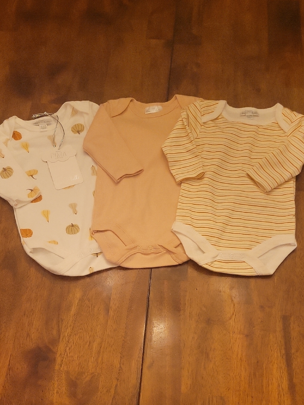 NWT - Fall Inspired Baby One-Piece Bundle - 3-Pack